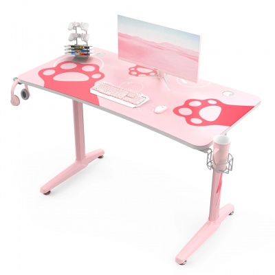 Стол для компьютера (для геймеров) EUREKA GIP 47 Pink