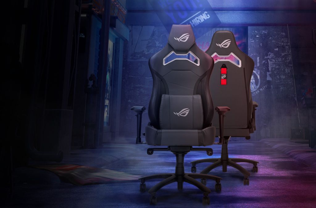 Компьютерное игровое кресло ASUS SL301CW ROG CHARIOT X CORE/GY/EU
