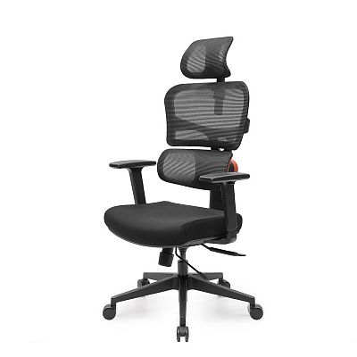 Компьютерное игровое кресло Eureka ERK-OC12-B, черное (ERK-OC12-B)