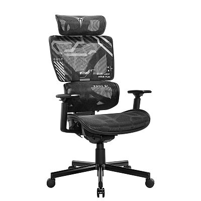 Компьютерное кресло ZONE 51 FREELANCER K5 Black-Grey (Z51-FK5-GY)