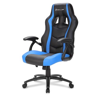 Игровое кресло Sharkoon Skiller SGS1 Black Blue (SGS1-BK/BU)
