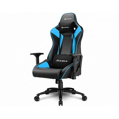 Игровое кресло Sharkoon Elbrus 3 Black Blue (ELBRUS-3-BK/BU)