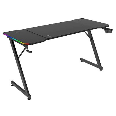 Компьютерный стол Zone 51 TRINE 140 RGB Black (Z51-T4R-BK)