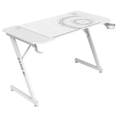 Компьютерный стол Zone 51 TRINE 120 White (Z51-T2N-WH)