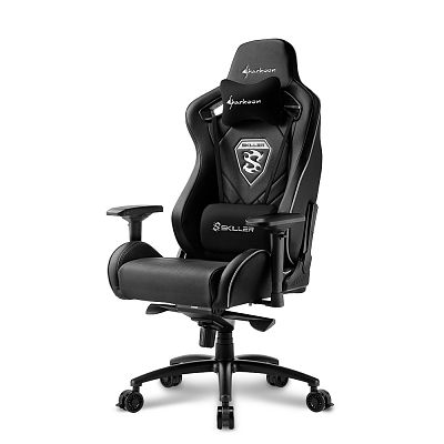 Игровое кресло Sharkoon Skiller SGS4 Black (SGS4-BK)