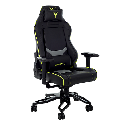 Компьютерное кресло ZONE 51 Cyberpunk Black-green (Z51-CBP-BG)
