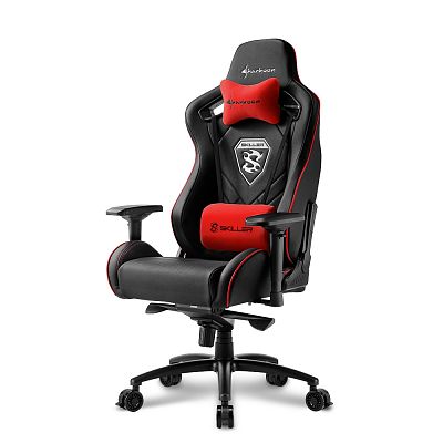 Игровое кресло Sharkoon Skiller SGS4 Black Red (SGS4-BK/RD)