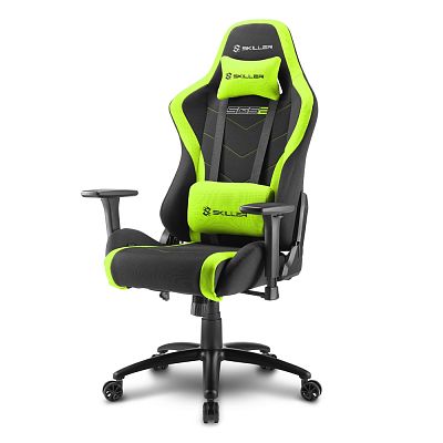 Игровое кресло Sharkoon Skiller SGS2 Black Green (SGS2-BK/GN)